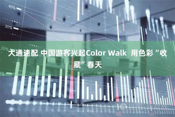 大通速配 中国游客兴起Color Walk  用色彩“收藏”春天